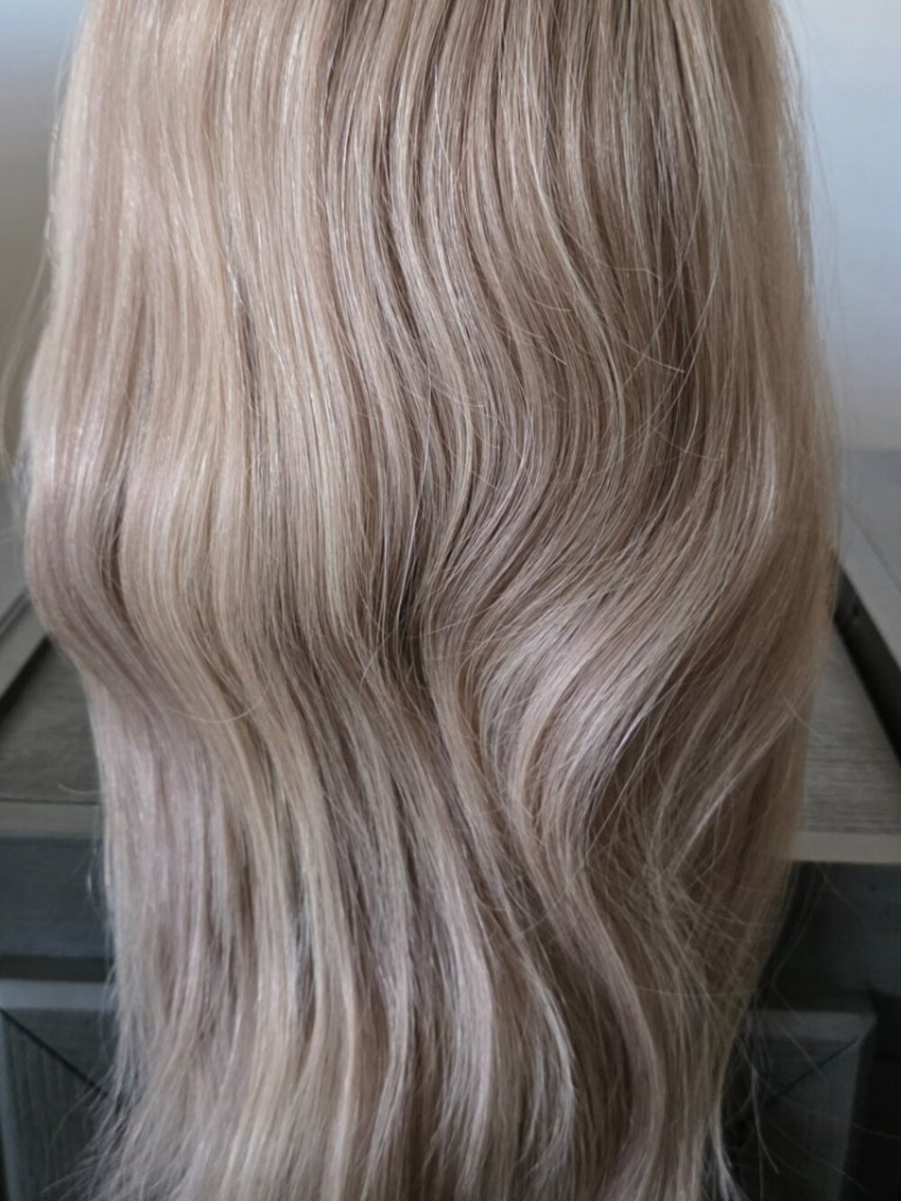 Maylene- Blonde Balayage Remy: Human Hair Lace Front Wig- 18"- S/M Cap Size- OBO - Picture 9 of 16